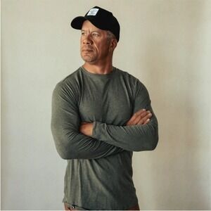 Duckworth Men's Spruce Vapor Long Sleeves Merino Wool Blend Crew T-shirt Size XL